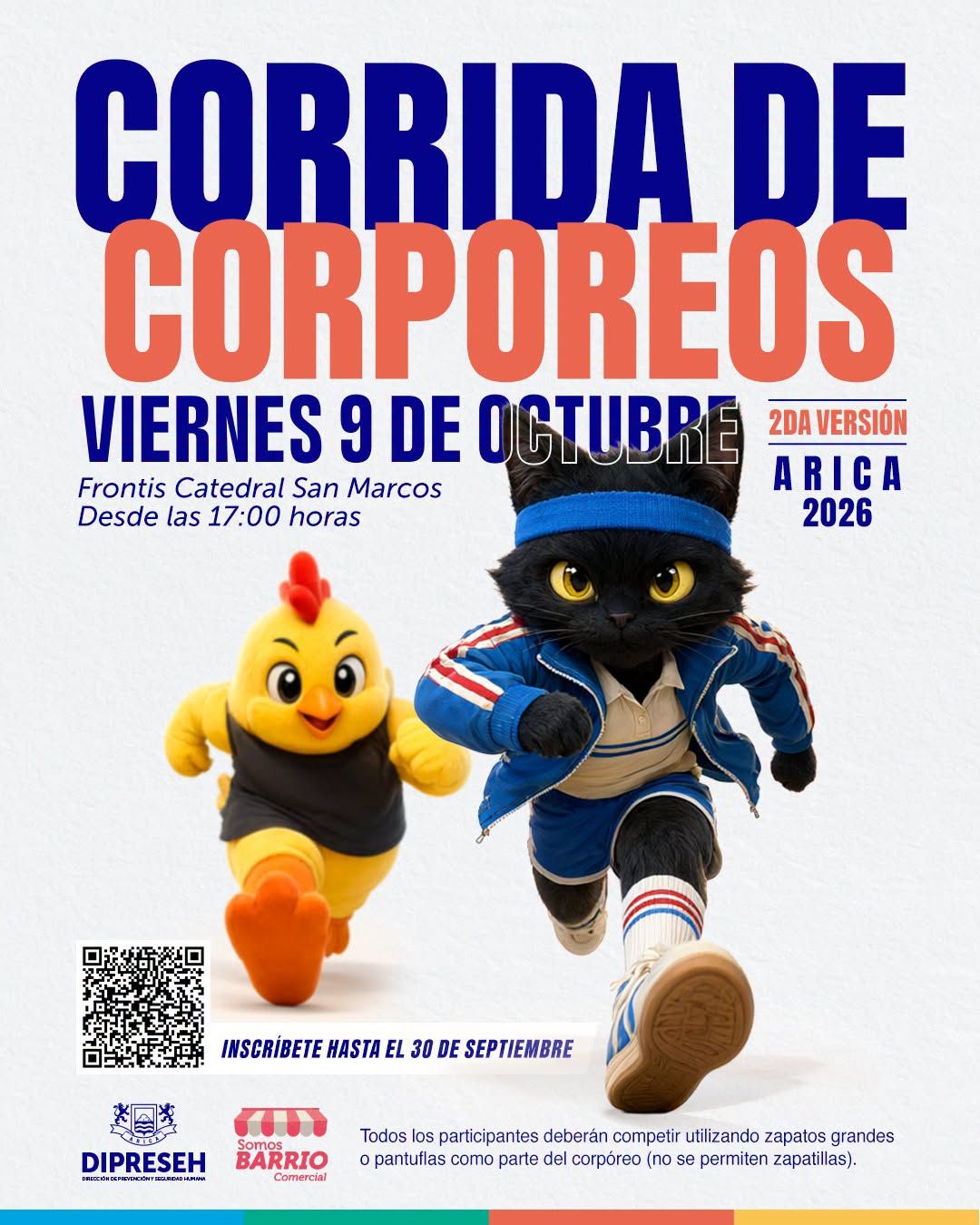 Corrida de corpóreos — 2ª versión